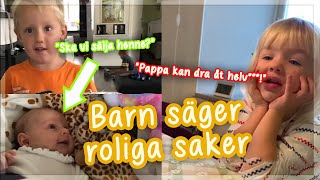 Barn säger roliga saker 🗣️😆  Sveriges Roligaste Barn [upl. by Shanleigh39]