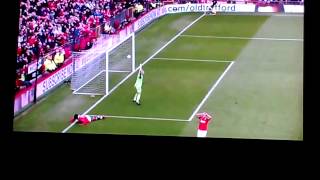 Danny welbeck misses open goal [upl. by Branen]