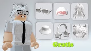 COMO CONSEGUIR ITEMS GRATIS EN ROBLOX 2024 ítems blancos😱 [upl. by Gronseth937]