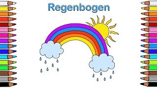 Malbuch für Kinder 🎨​ Ausmalbilder für Kinder 🌈​ Malen für Kinder 🌈​​ Ausmalbilder 🌈​Regenbogen [upl. by Madelene]