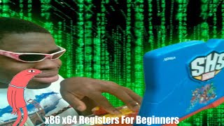 x86x64 Reverse Engineering Basics  Registers  Memory  Endianness [upl. by Enitsej886]