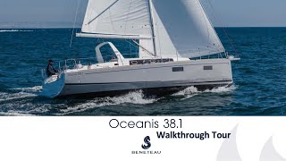 Brand New 2024 Beneteau Oceanis 381 Walkthrough  Retail 395440 [upl. by Aynotahs]