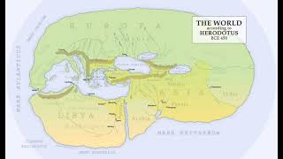 The world according to Greek historian Herodotus in 450 BC [upl. by Onairelav338]