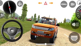 Indian Car Simulator 3D  Yellow Modified Mahindra New Bolero  Gadi Wala Game  game cargame [upl. by Ennahoj]