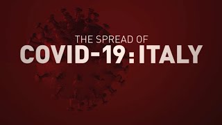 Graphics The spread of COVID19 in Italy [upl. by Adnhoj]