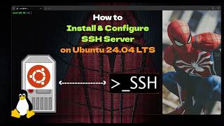 SSH server setup on Ubuntu 2404 opensshserver 2024 ssh ubuntu linux [upl. by Marteena]