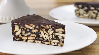 NoBake Chocolate Biscuit Cake Recipe [upl. by Hymie]