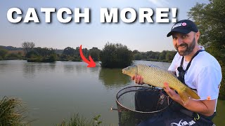 Feeder Fishing  Targeting Features for more Carp bites  Up Close Footage amp Tips [upl. by Gnuhn]