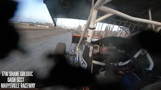 Marysville Raceway Onboard  SCCT Dash  17W Shane Golobic [upl. by Treb]