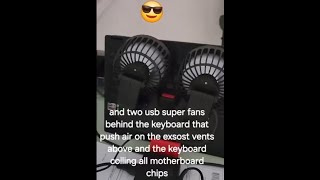 Asus ROG flow x13 diy TURBO MODE super fast cooling bench on tent mode WORKS FOR ALL TENT LAPTOPS [upl. by Ackerman]