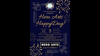 Hero Arts  Happy Day Shopbox Preview  January 3rd 2024 [upl. by Remington425]