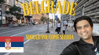 Belgrade City View and Night Life  Hotel Moskva  Should you Come Serbia  Indian Muslim in Serbia [upl. by Noiram]