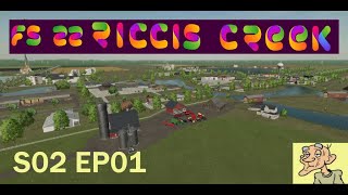 FS22 Riccis Creek S02 EP01 Getting set up [upl. by Estel]