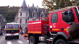 Les Sapeurspompiers de Quimper en convoi [upl. by Aoht560]