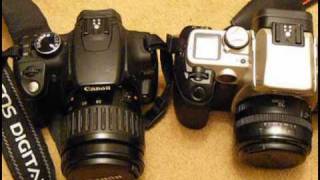 Canon EF 35105mm F4556 Lens Review  On EOS 350d  Rebel XT dSLR amp EOS 50e Film SLR [upl. by Krilov]