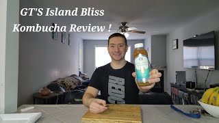 GTS Island Bliss Kombucha Review amd Taste Test [upl. by Tterej]