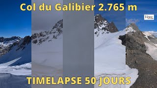 Valloire  Galibier Thabor ⏩ Timelapse 50 jours [upl. by Elnora310]