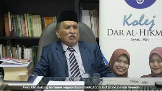 Video Pemasyhuran Perpustakaan Siddiq Fadzil di Kolej Dar alHikmah [upl. by Aruon324]