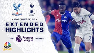 Crystal Palace v Tottenham Hotspur  PREMIER LEAGUE HIGHLIGHTS  10272023  NBC Sports [upl. by Hillel]