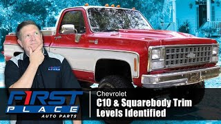 Chevy Squarebody C10  Trim Levels [upl. by Nylde339]