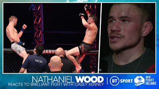 quotI hope I didnt let anyone downquot Nathaniel Wood immediate reaction to UFC 254 defeat [upl. by Eastman]