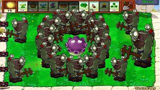 Plants VS Zombies Hack  Gloom Shroom vs 99 Gargantuar Vs Dr Zomboss [upl. by Haelem35]