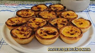 PASTELES DE BELÉN O DE NATA FANTÁSTICOS te comes uno y de allí a la gloria Repostería Portuguesa [upl. by Avery]