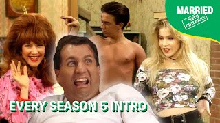 All Of Season 5s Openings  Married With Children [upl. by Yniffit]