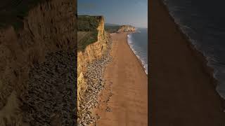 WEST BAY CLIFF COLLAPSE Jurassic Coast Dorset UK PrePost Cinematic [upl. by Chane]