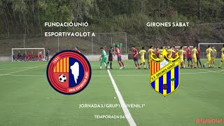 Jornada 3Temp 24 25 Juvenil 1ª Grup 1 FUEO Vs Gironés Sàbat 2024 10 12 20 25 04copy [upl. by Sachsse]