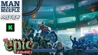 Tiny Epic Zombies Gamelyn Games Preview by Man Vs Meeple [upl. by Darmit]