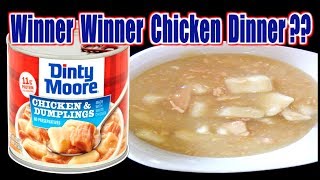 Chicken amp Dumplings IN A CAN  Winner Winner Chicken Dinner or FAIL  WHAT ARE WE EATING [upl. by Kaete975]