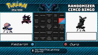 Pokemon Crystal Randomizer Cinco Bingo Tournament Grand Final [upl. by Schifra]