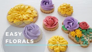 Royal Icing Flowers amp Leaves for Beginners [upl. by Elana718]