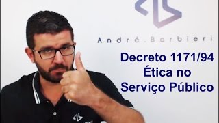 Ética no Serviço Público  Decreto 117194 [upl. by Ratib]