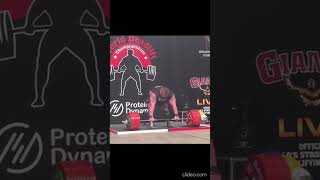 500KG World record Deadlift Eddie Hall [upl. by Natica537]