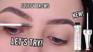 Fluffy Eyebrows Tutorial  Trying the new Benefit Fluff Up Brow Wax [upl. by Atiuqes]