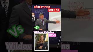 RÓBERT FICO vs RTVSSISWildová Katarína 2021 funnyrtvsfunsmersdfunnyshortsmediapsrealityps [upl. by Yuji]