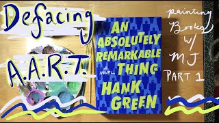 defacing books An Absolutely Remarkable Thing by Hank Green [upl. by Angelico141]