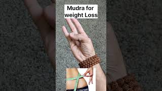 Hand gestures for weight loss weightloss mudra yoga viralshorts fitness shorts [upl. by Adrial637]