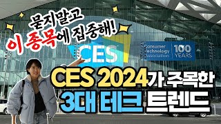 두발로 확인해본 2024년 미래 기술 3대 트랜드 CES2024 테크 [upl. by Dudden]