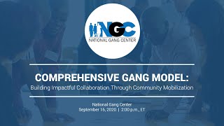 Comprehensive Gang Model Building Impactful Collaboration Through Community Mobilization [upl. by Analart]