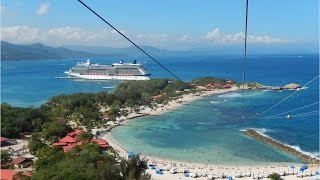 Dragons Breath Zip Line in Labadee Haiti [upl. by Otilesoj512]