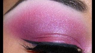 Hello Kitty PINK eyeshadow tutorial [upl. by Assilem]