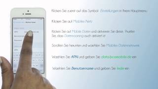 Lycamobile Deutschland  Mobiles Internet Einstellungen für iPhone [upl. by Yale]