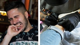 People Get Tattoos In Extremely Painful Areas [upl. by Shell]