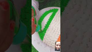 Cake 🥧 of 15th August cakerecipe cacke independenceday [upl. by Moll34]