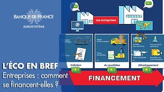 Comment les entreprises se financentelles   Banque de France [upl. by Neema]