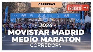 📺 STREAMING en directo del MOVISTAR MADRID MEDIO MARATÓN 2024 [upl. by Olmstead964]