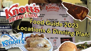 Knotts Merry Farm quotUltimatequot Food Guide 2023 Locations and Dining Plan Knotts Network [upl. by Remde]